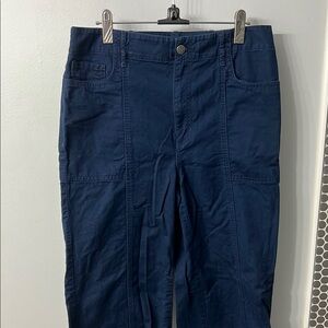 LOFT Navy Wide Leg Pants